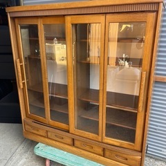 ●食器棚・収納棚●木製　幅130cm