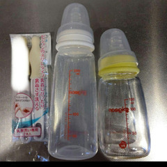 哺乳瓶 200ml 120ml ブラシ付き　ピジョン　母乳実感　...