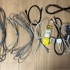 【受け渡し者決定しました】テレビアンテナケーブル•分配器一式
