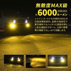 シェアスタイル　H8フォグランプ　シャインゴールドの画像
