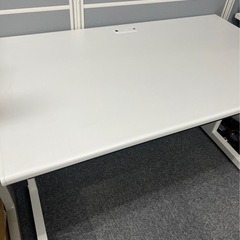 美品 プラス スチールOAデスク 幅120cm 平机 フラットラ...