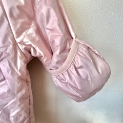 【美品】ユニクロ 2way ジャンプスーツ 60～70センチ】 ピンクの画像