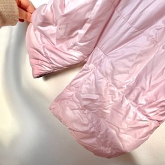 【美品】ユニクロ 2way ジャンプスーツ 60～70センチ】 ピンクの画像