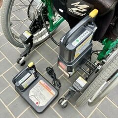 《売約済》【池上店】【～4/14限定SALE！店内全品20%お値引き！】　ヤマハ　YAMAHA 電動車椅子　車いす　車椅子　車イス　電動　アシスト　JWアクティブplus+ XOF1 検　XOF2-P 動作品　充電器　予備バッテリー付き　介護の画像