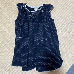 ハッシュアッシュ　ワンピース　90 子供服の画像