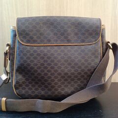 ★ジモティ割あり★ CELINE マカダムショルダーバック ブラウン W30×D11×H27  TC6927の画像