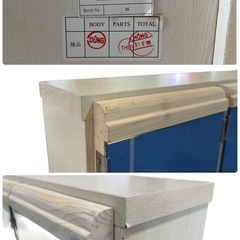 NO.2130 《美品》 ドレッサー 鏡 机 収納家具 家具 中古の画像