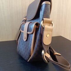 ★ジモティ割あり★ CELINE マカダムショルダーバック ブラウン W30×D11×H27  TC6927の画像