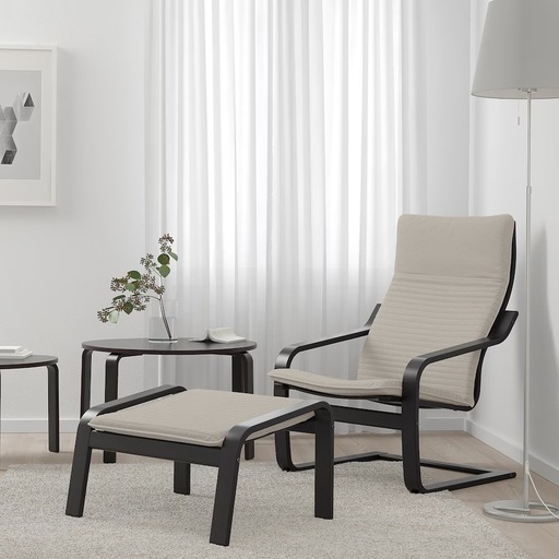 IKEA ポエング オットマン セット
