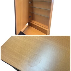 NO.2131 ニトリ ドレッサー 鏡 机 収納家具 家具 中古の画像