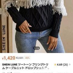 新品Ｌサイズ　レディースセーターの画像