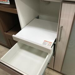 ニトリ　キッチンカウンター　キッチンボード　レンジ台　収納 ニトリ（NITORI） 鏡面仕様カウンター（NA）キッチンカウンター