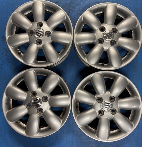 取引中】スズキ ラパン 純正アルミホイール タイヤ 155/65R13 4本