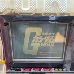 ★動作〇★ パチスロ 実機 ラスター MSガンダム 4号機 コイン機 ドアキー 設定キー 家庭用電源可の画像