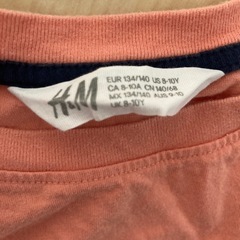 H&M シャツ　CN140  キッズ　こどもの画像