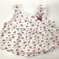 さくらんぼ柄　タンクトップチュニック 70cm🍒