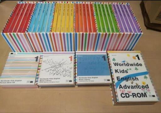 WWK ベネッセ 英語教材 サンプル ワールドワイドキッズサンプルCDとDVDセット 美品　知育　子供用品 キッズ用品 幼児教育