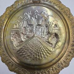 カンボジア土産の飾り皿の画像