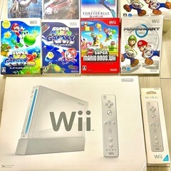 【先客予定者あり】Nintendo Wii本体＋ソフト7本ほか