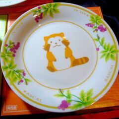 世界名作劇場「あらいぐまラスカル」絵皿　３枚セット（セブンイレブン）の画像