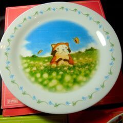 世界名作劇場「あらいぐまラスカル」絵皿　３枚セット（セブンイレブン）の画像