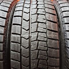 DUNLOP WINTTER MAXX WM02 215/60R17 17インチ スタッドレス 4本 20年製 バリ溝 アルファード ヴェルファイア等　(KTL283)の画像