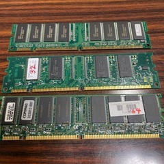 古いPCメモリー☺️USED３枚