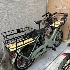 電動自転車　ヤマハ　パスキスミニアンsp ペットポーター