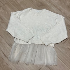 毛玉あり チュールニット