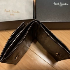 中古品　Paul Smith ミニサイフ　ブラウンの画像
