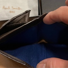 中古品　Paul Smith ミニサイフ　ブラウンの画像