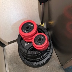 ウェイト　プレート160kg+α  とバー