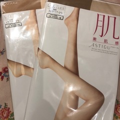 ストッキング　サイズ：L〜LL 2種類 色：ベビーベージュとシェリーベージュの画像