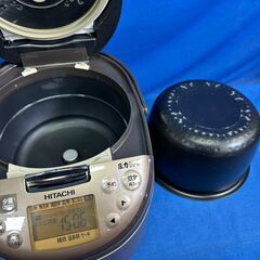 【動作保証あり】HITACHI 日立 2019年 RZ-BG10M-T 5.5合炊き 圧力 IH炊飯器【管理KRK1022】の画像