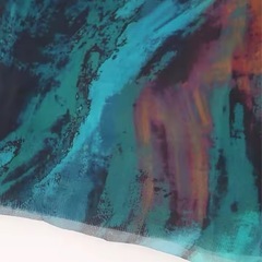 レディースプリントメッシュスカート　Mサイズの画像