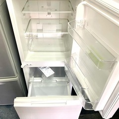 北九州市内配送無料　保証付き 冷蔵庫 ホワイト系 SJ-D15G-W [152L /2ドア /右開き/左開き付け替えタイプの画像