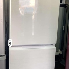 北九州市内配送無料　保証付き 冷蔵庫 ホワイト系 SJ-D15G-W [152L /2ドア /右開き/左開き付け替えタイプの画像