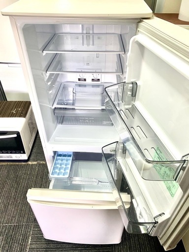 北九州市内配送無料　保証付き 値下げた冷蔵庫 Pシリーズ マットホワイト MR-P15F-W [146L /2ドア /右開きタイプ] 