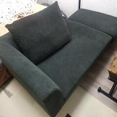 モスグリーンソファー 中古 半年使用