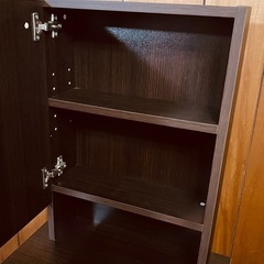 【未使用品】鏡台/ドレッサー/棚付き/鏡の画像