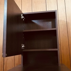 【未使用品】鏡台/ドレッサー/棚付き/鏡の画像