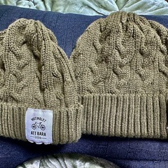 子供用ニット帽 2個 の画像