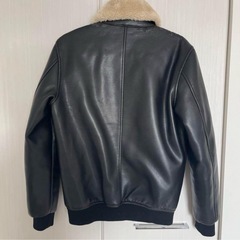 ZARA レザー　ジャケット　フェイクレザー　合皮　厚手　ザラの画像