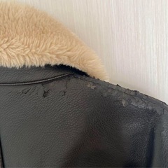 ZARA レザー　ジャケット　フェイクレザー　合皮　厚手　ザラの画像