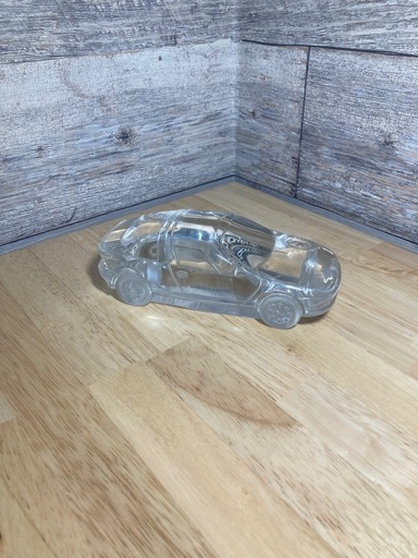 美品　HOYA ホヤ CRYSTAL クリスタル TOYOTA トヨタ SERA セラ ガラス製 置物 インテリア オブジェ 旧車