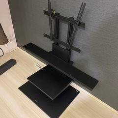 TVスタンド　WALL V2 棚二段付き