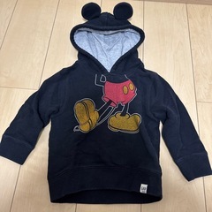 gap パーカー黒 3歳 100