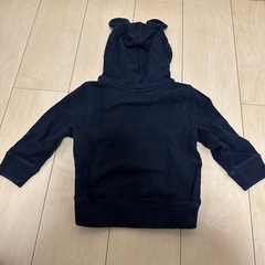 gap パーカー黒 3歳 100の画像