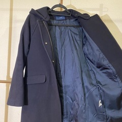 SHIPS (シップス) コート レディース アウター ネイビーの画像