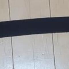 リングベルト　黒スエードの画像